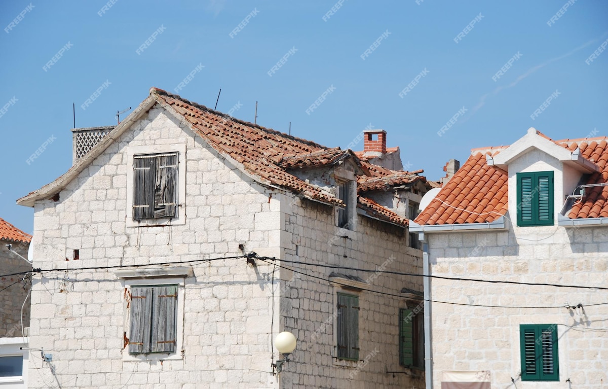 Historic building house croatia old town