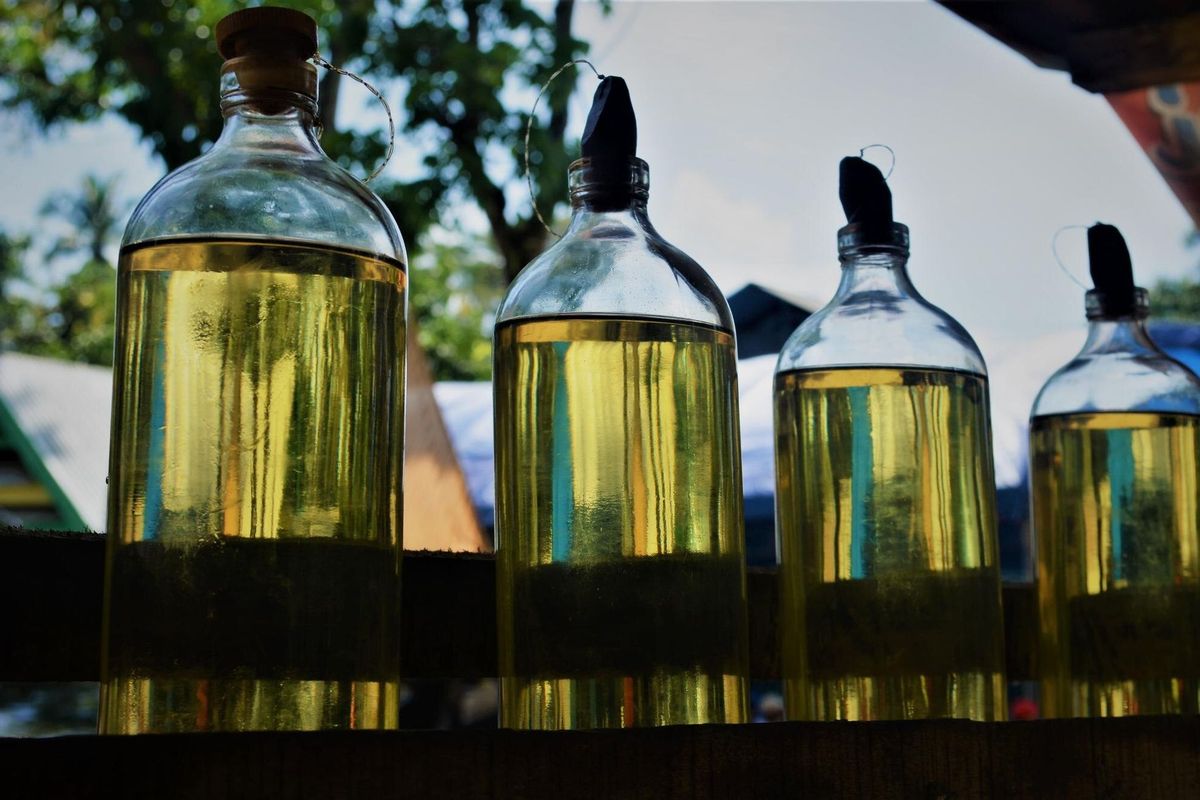 Selling fuel in the bottles