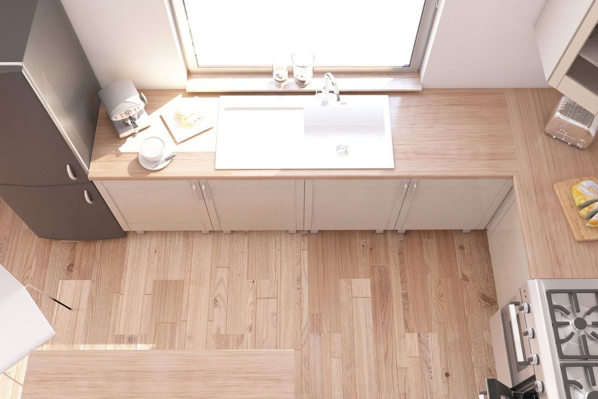 3D render of a Kitchen Interior