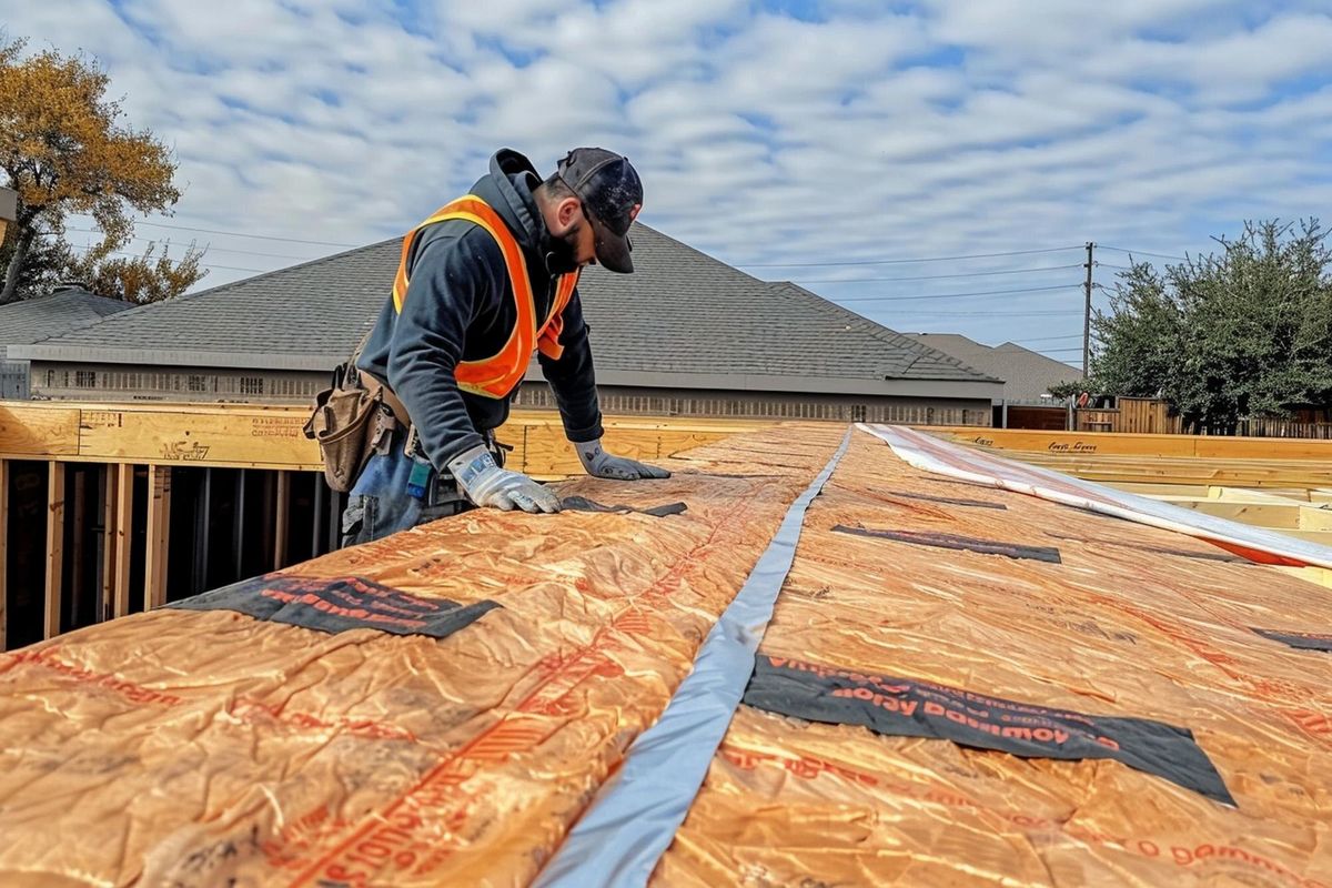 Directing roof insulation placement ar generative ai