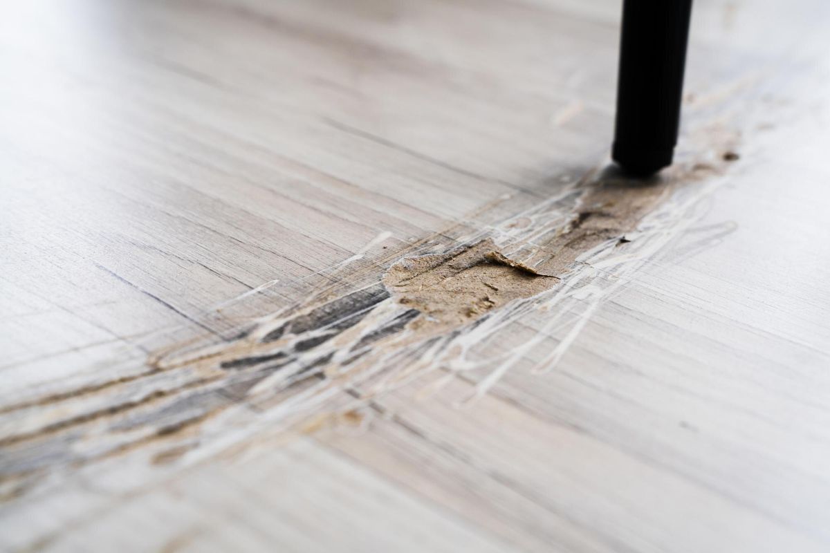 Broken Laminate Floor Damage