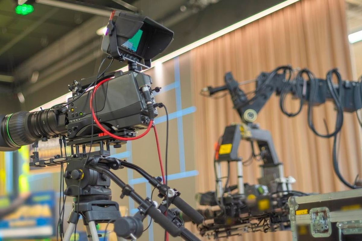 Shooting a concert on television