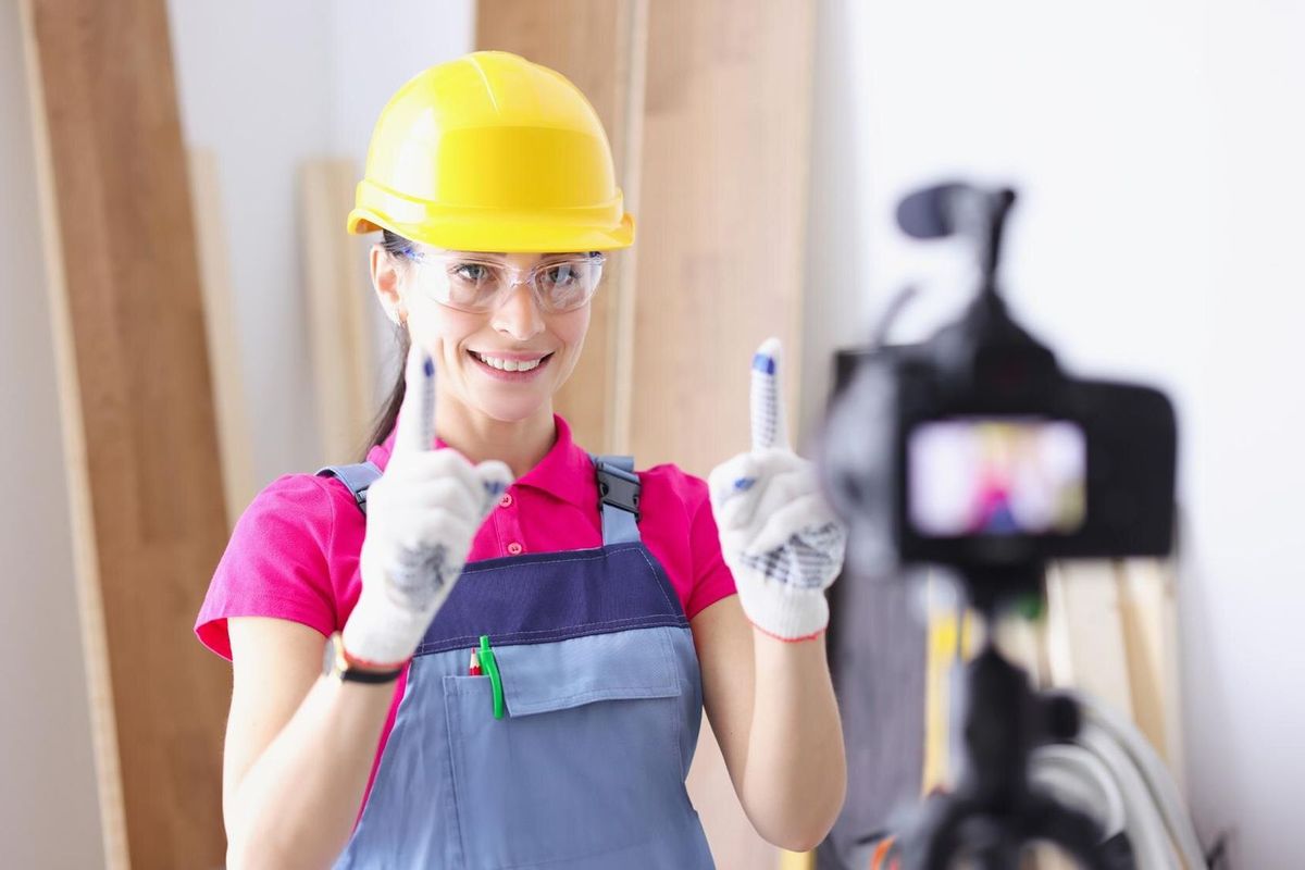 Builder blogger talks about intricacies of repair on camera